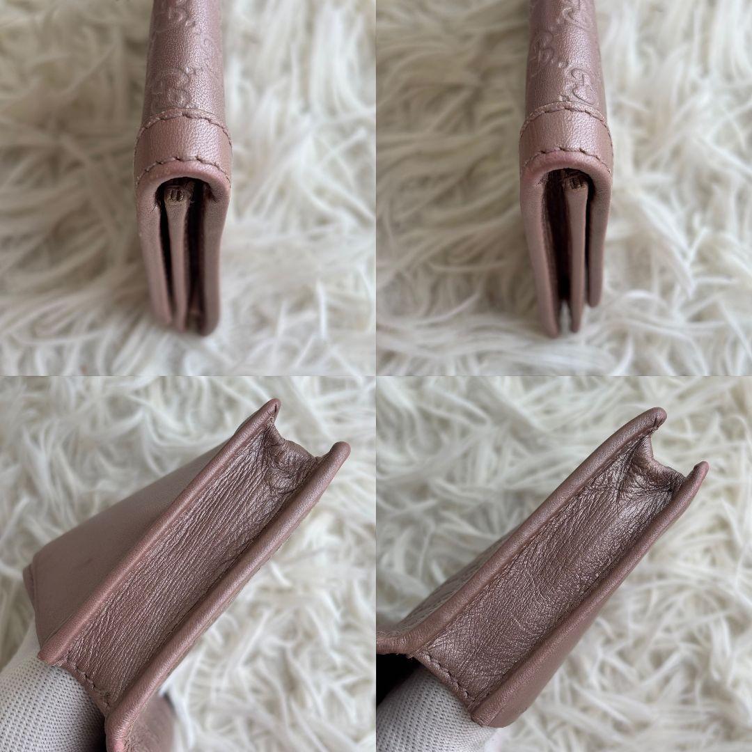 【超激レア 美品】グッチ　名刺入れ　インターロッキング　マイクロシマ　入手困難