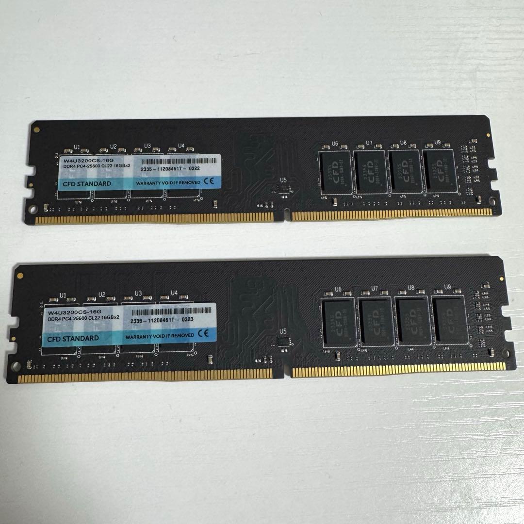 DDR4 3200 (PC4-25600) 16GB 2枚