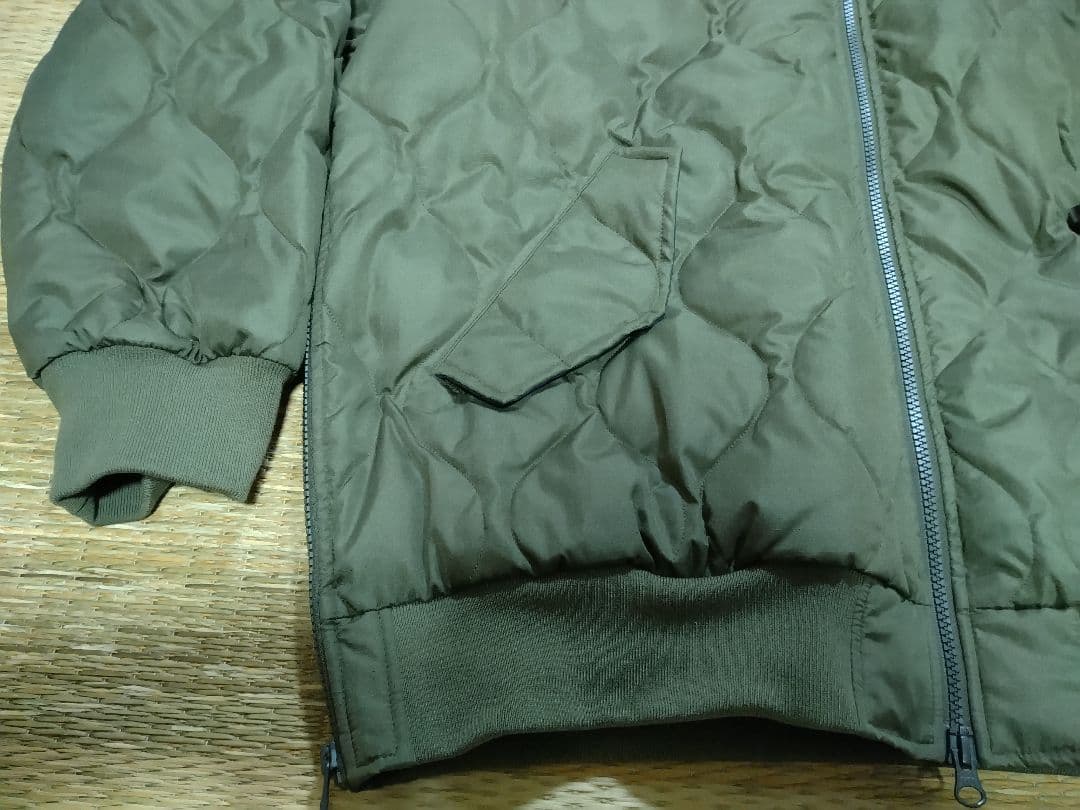 TAION ミリタリー MA-1 ダウンジャケット ダークオリーブ 3XL