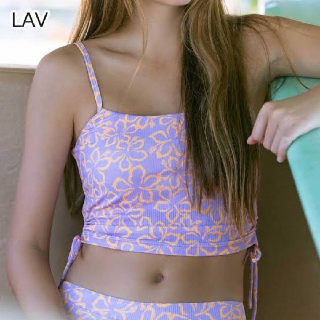 【新品タグ付】Roxyロキシー ビキニ 上下セットトロピカルフラワー柄