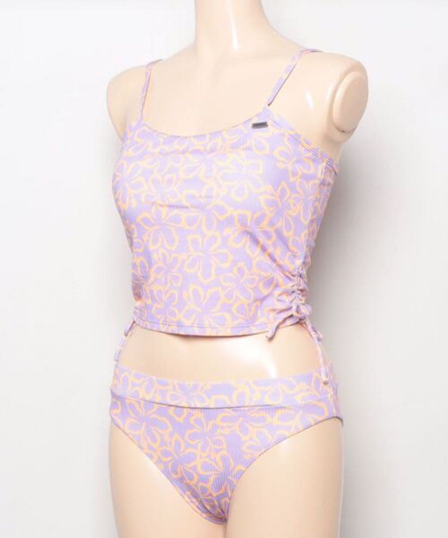【新品タグ付】Roxyロキシー ビキニ 上下セットトロピカルフラワー柄