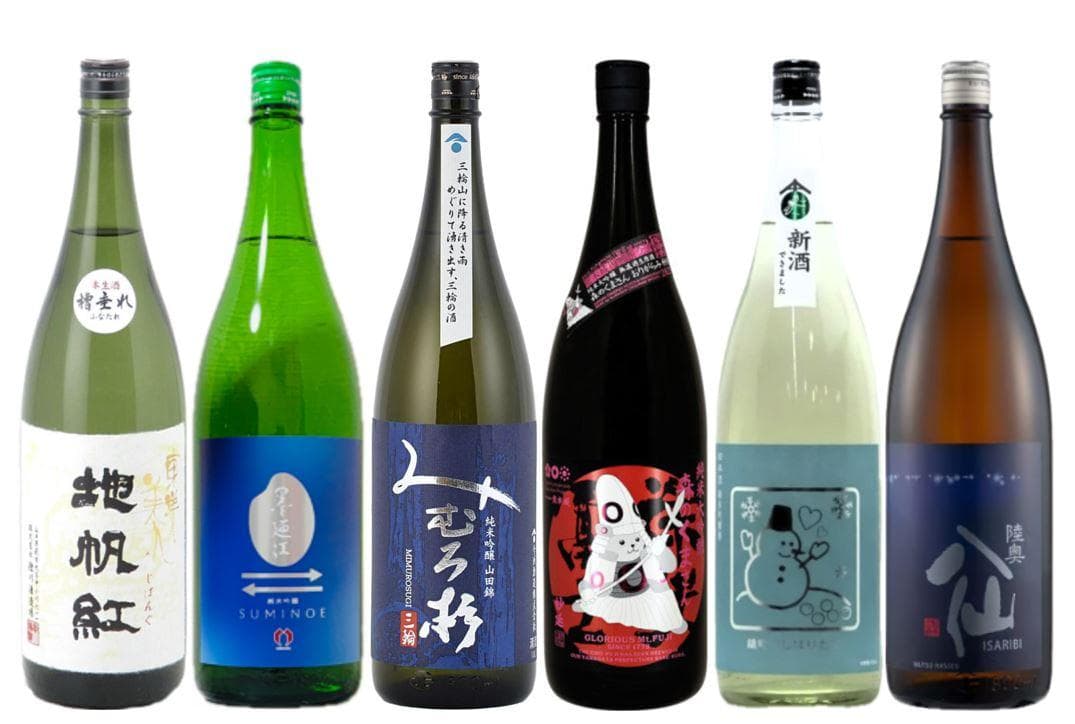 No.0131 栄光冨士 みむろ杉 東洋美人 いづみ橋 墨廼江 陸奥八仙