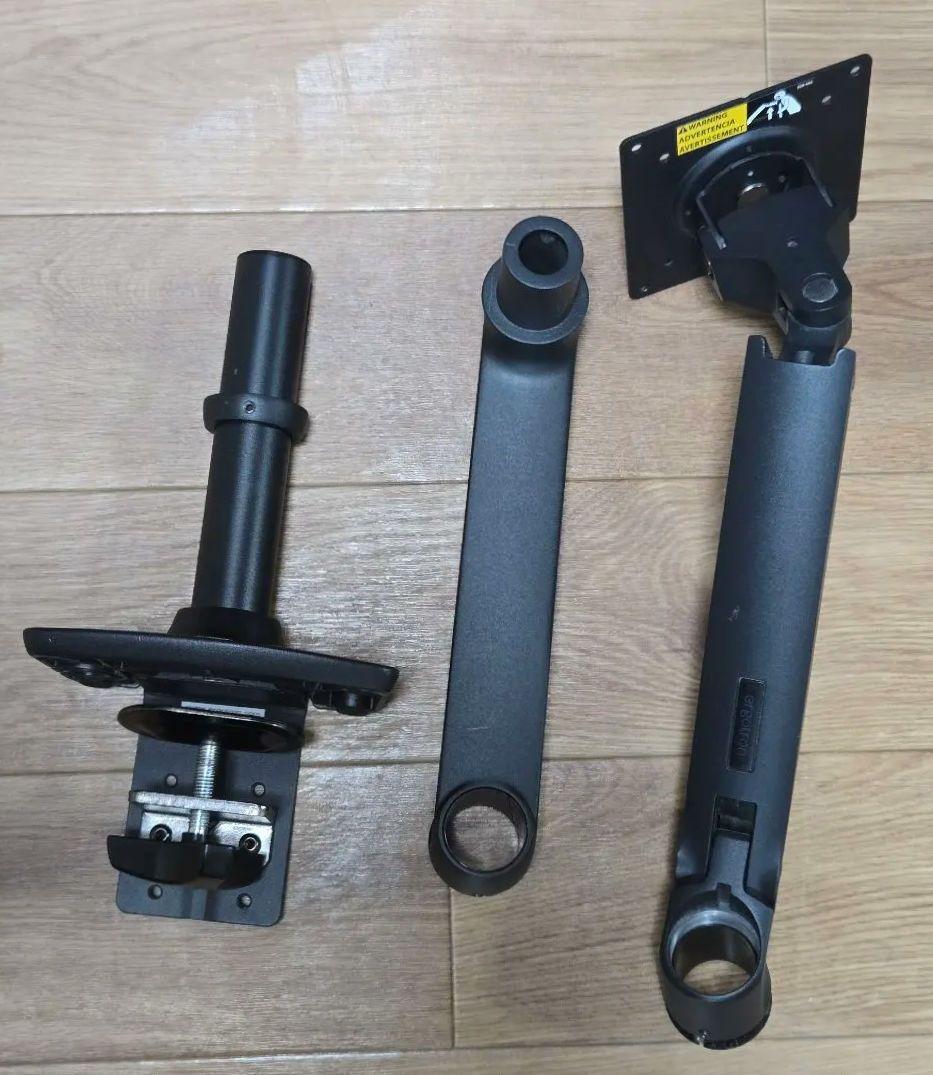 【エルゴトロン】 モニターアーム シングル ブラック