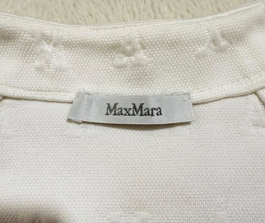 美品　マックスマーラ　ロゴ ボンバージャケット ブルゾン　白タグ 2022年