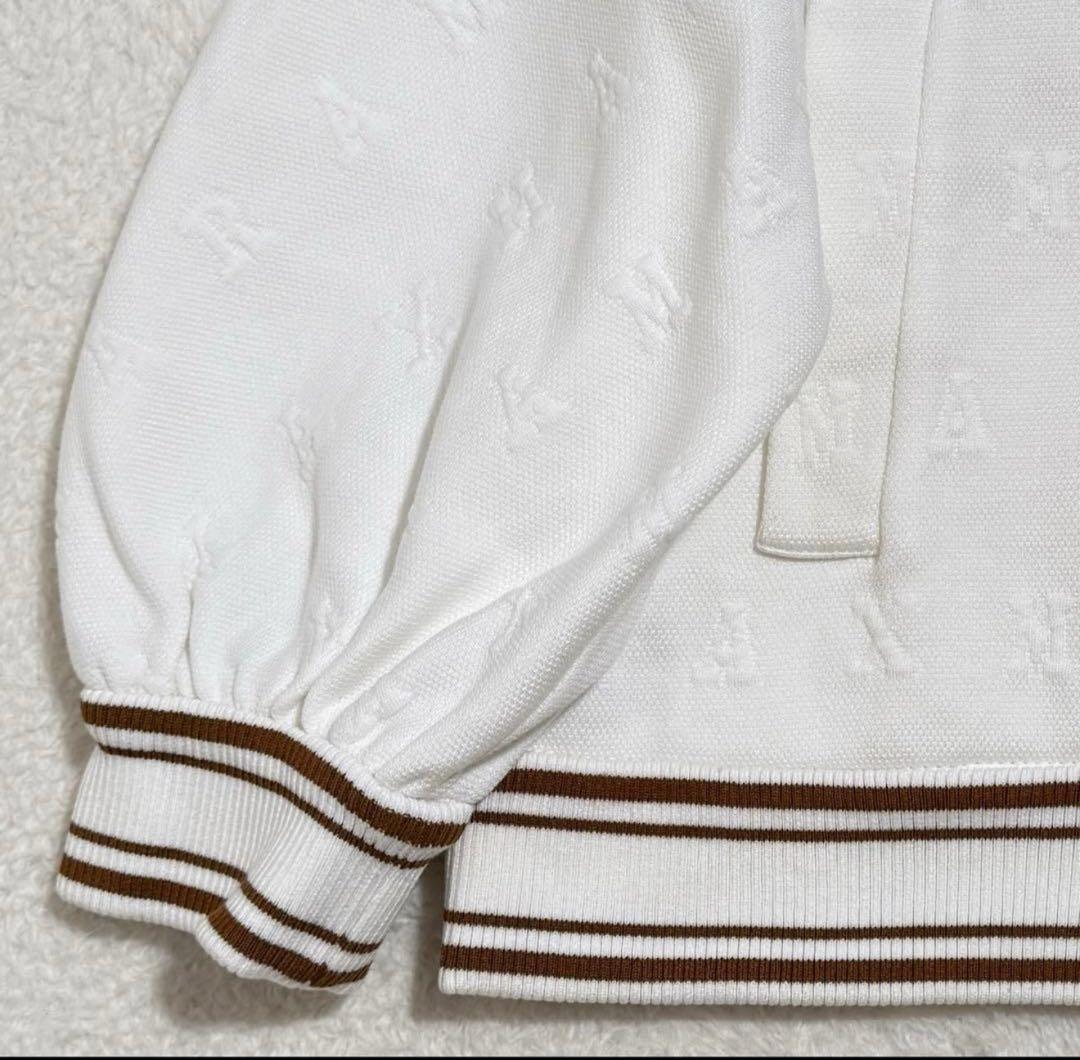 美品　マックスマーラ　ロゴ ボンバージャケット ブルゾン　白タグ 2022年