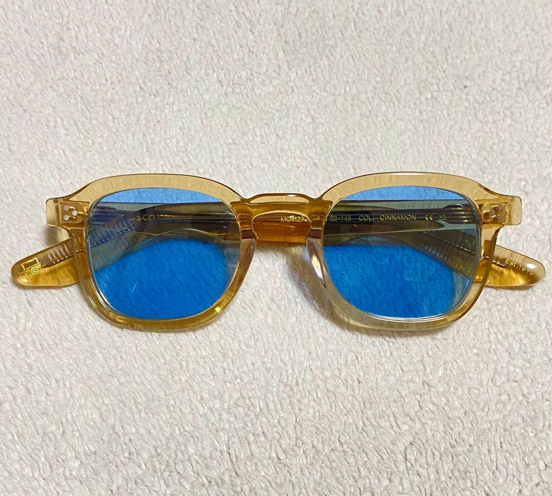 新品 MOSCOT モスコット MOMZA サングラス CINNAMON 黄色
