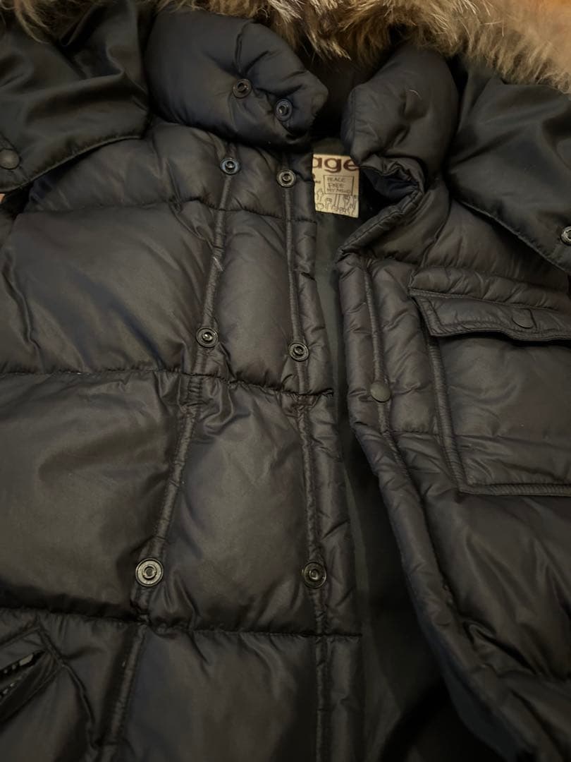 heritage stone ファー ダウンベスト　コヨーテファー