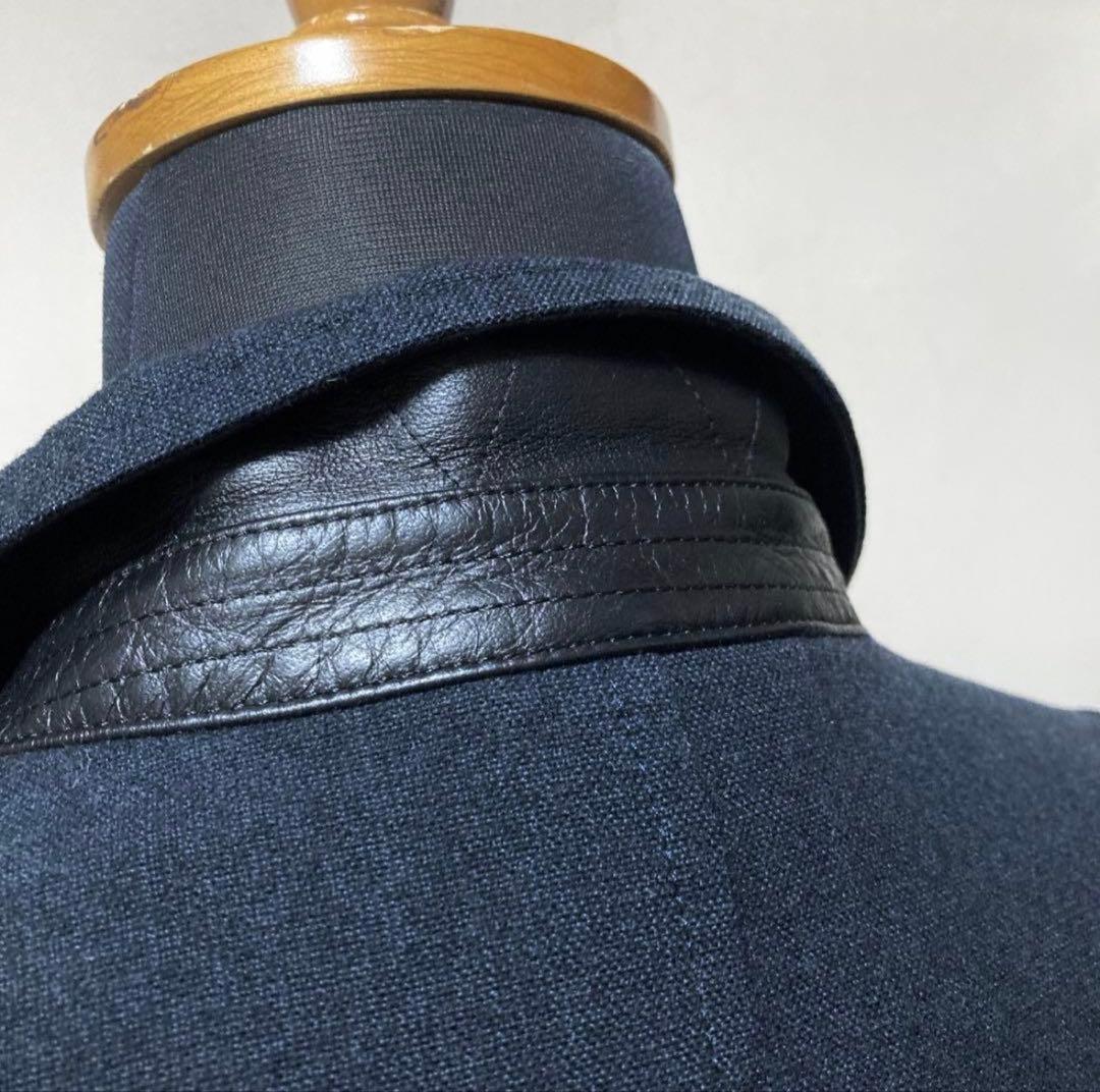 バーバリー　ダークネイビー テーラードジャケット