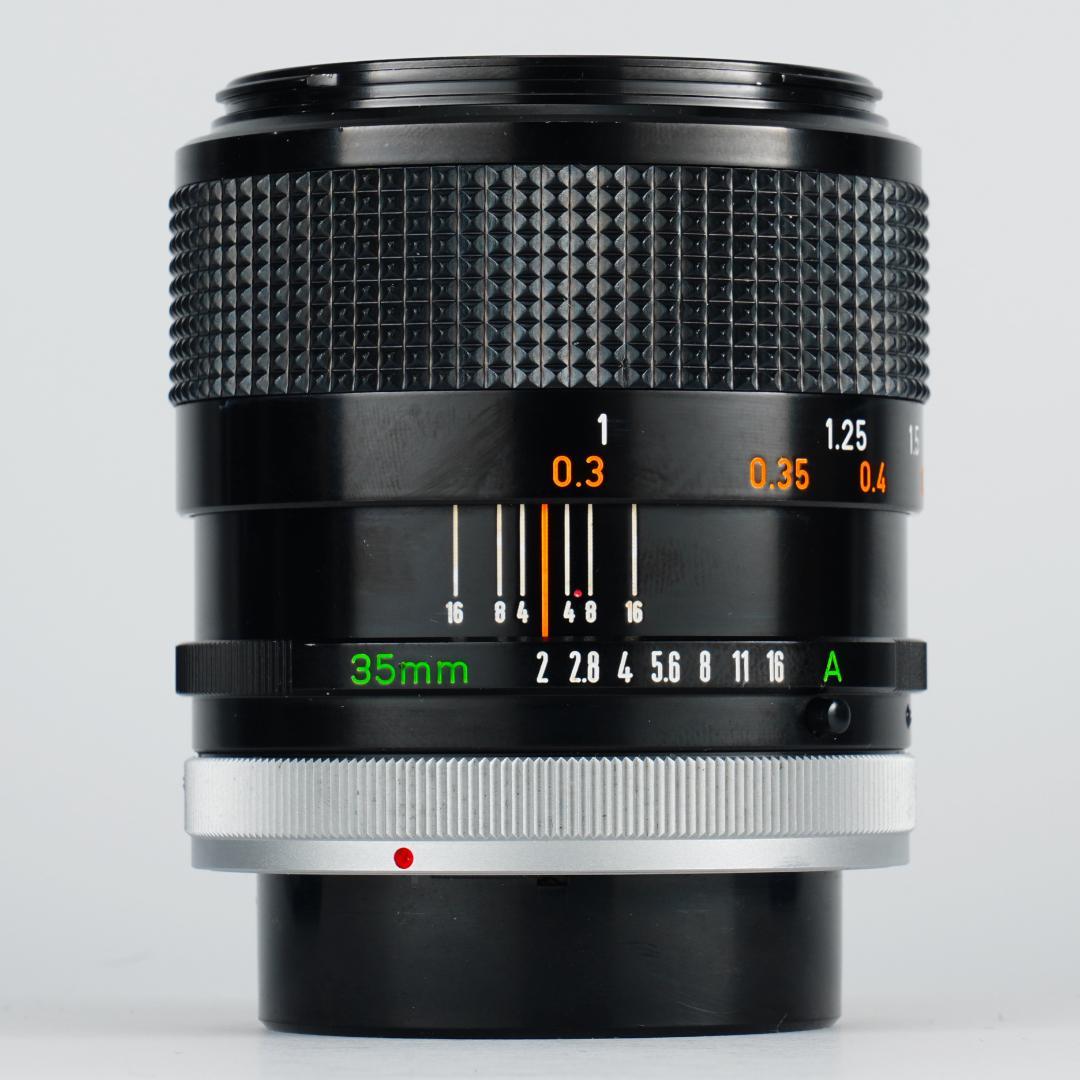 希少 Canon FD 35mm F2 S.S.C concave 864
