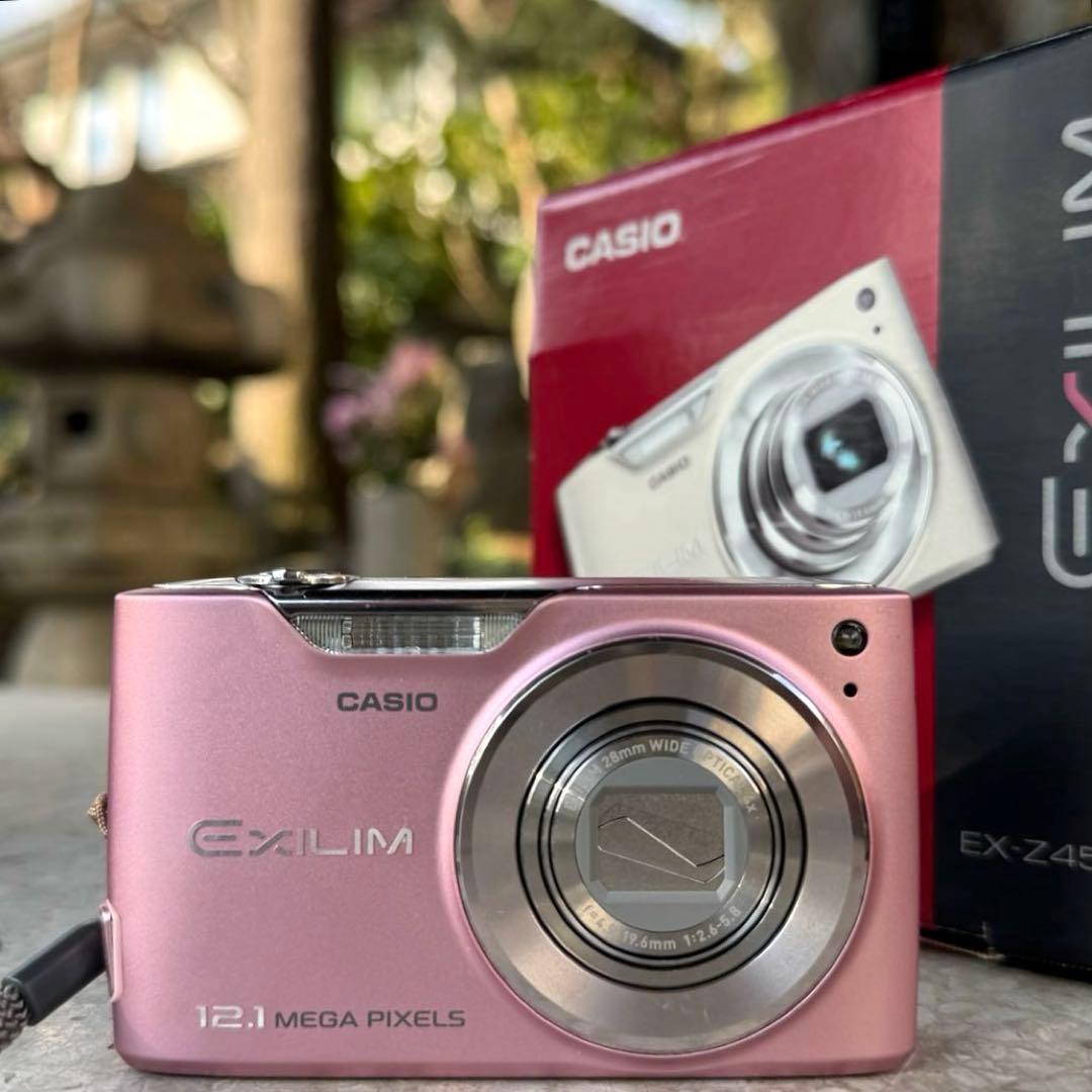 実写美⭕️美品【動作確認済】CASIO　EXILIM EX-Z450 ピンク
