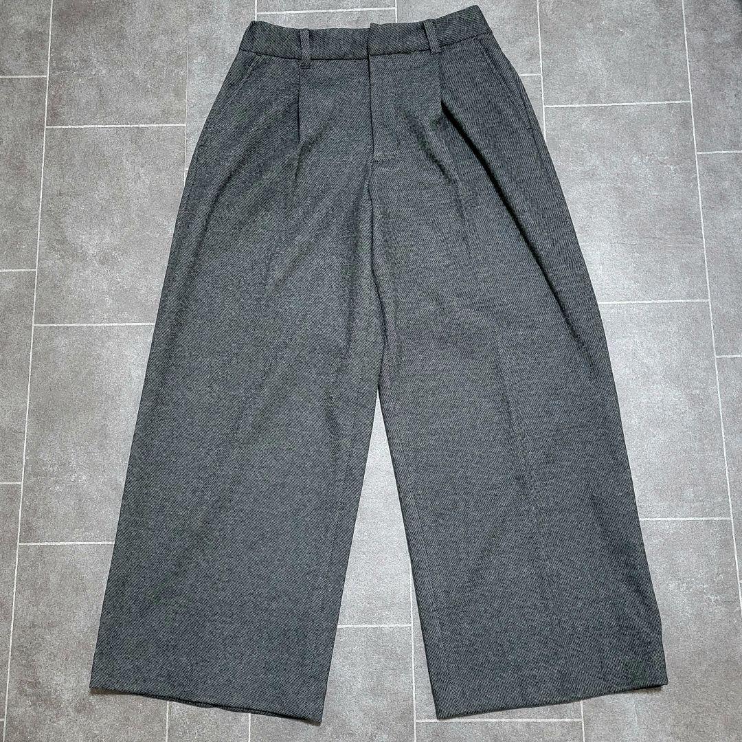 未使用 WYM DOUBLE-FACED DEEP TUCK BAGGY パンツ