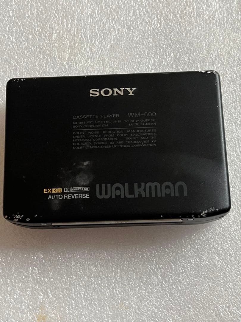 SONY WM-D6C カセットプレーヤー動作未確認