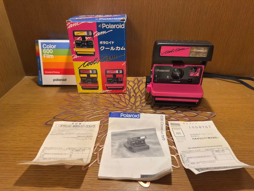 動作確認済み ポラロイド600フィルム4枚付き
