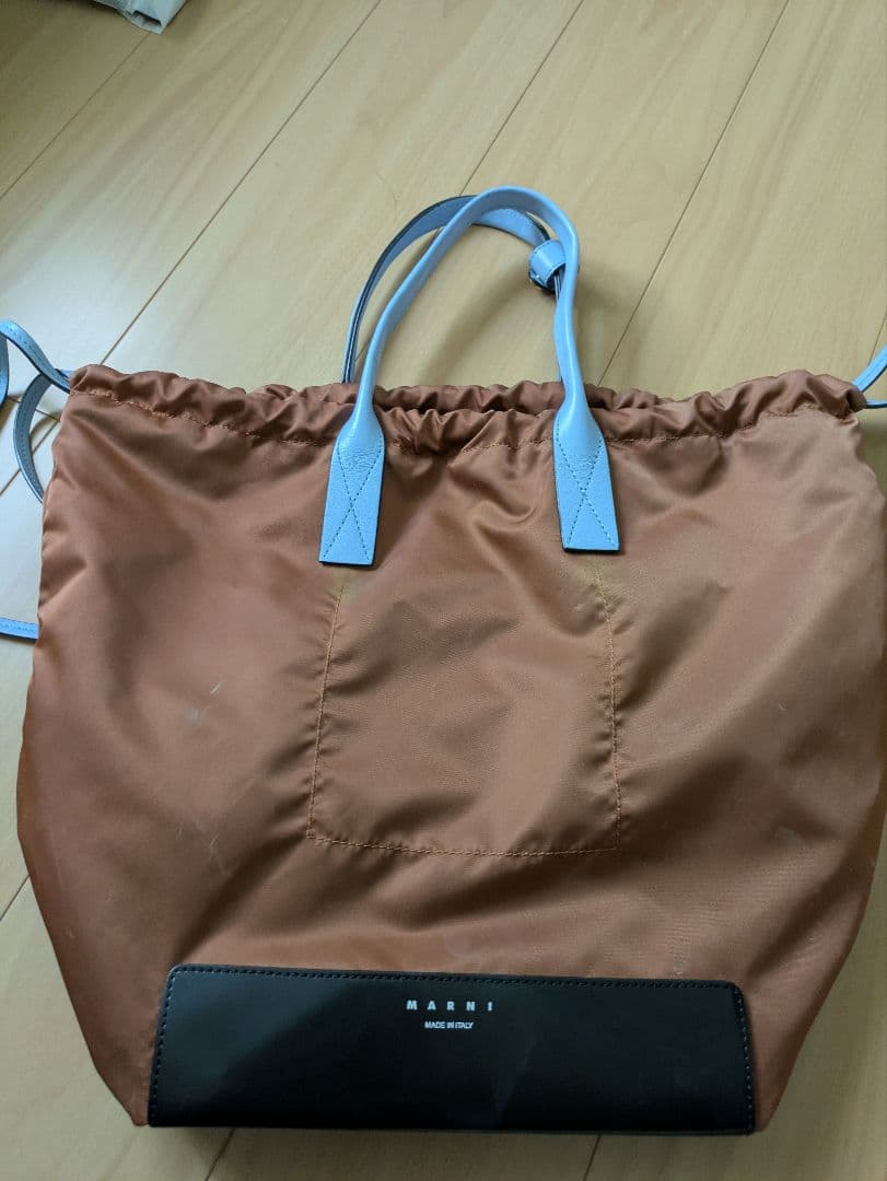 MARNI マルニ　リュック　2way レザー×ナイロン　ハンドバッグ