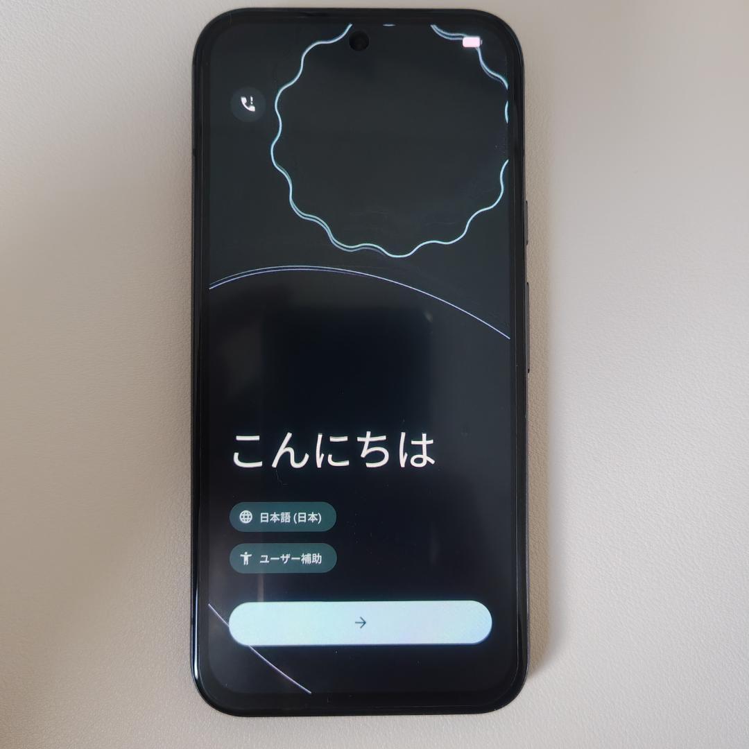 美品 Google Pixel 8a スマホ スマートフォン ブラック 黒