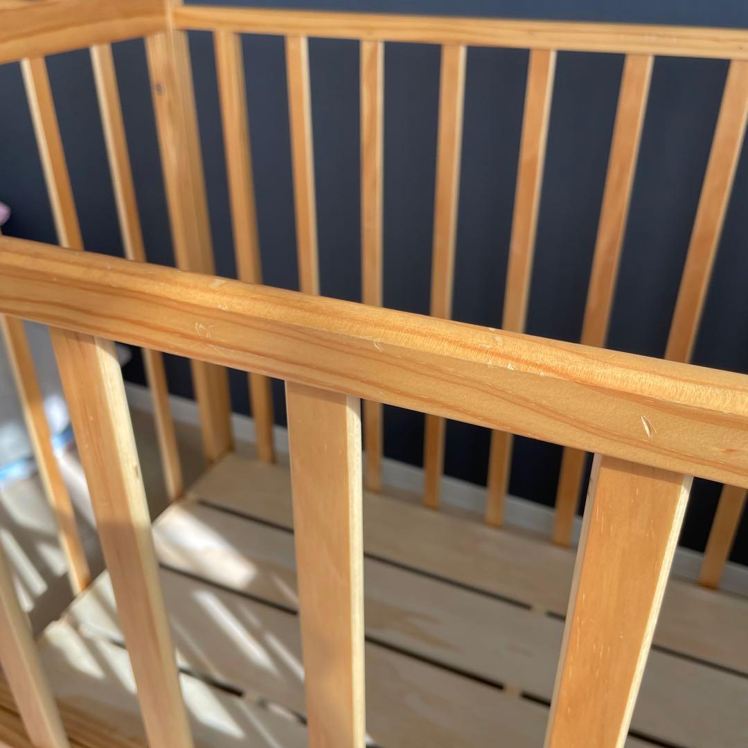 TSU様 大和屋　フラルWオープンすのこ　ベビーベッド