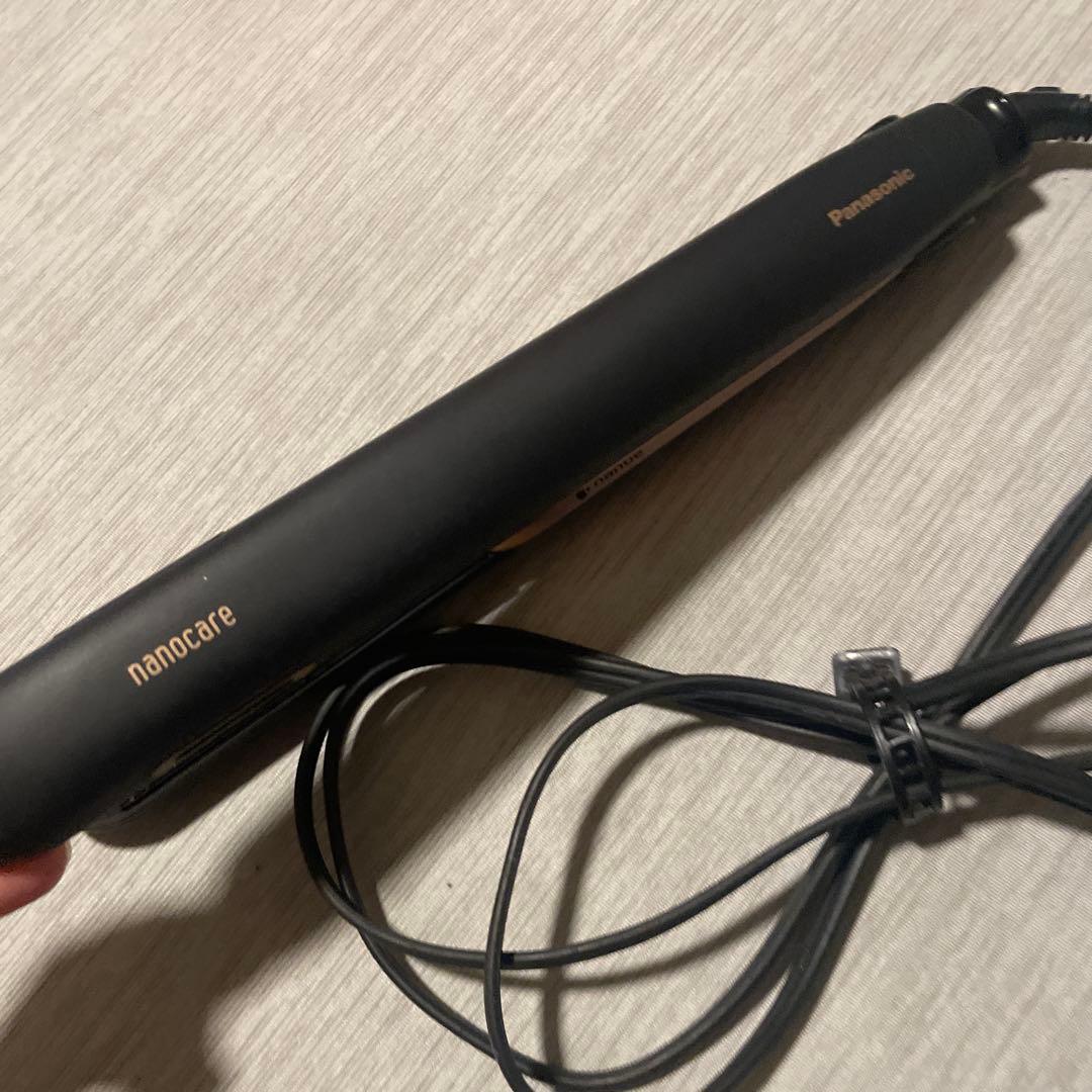 Panasonic nanocare ストレートヘアアイロン ブラック