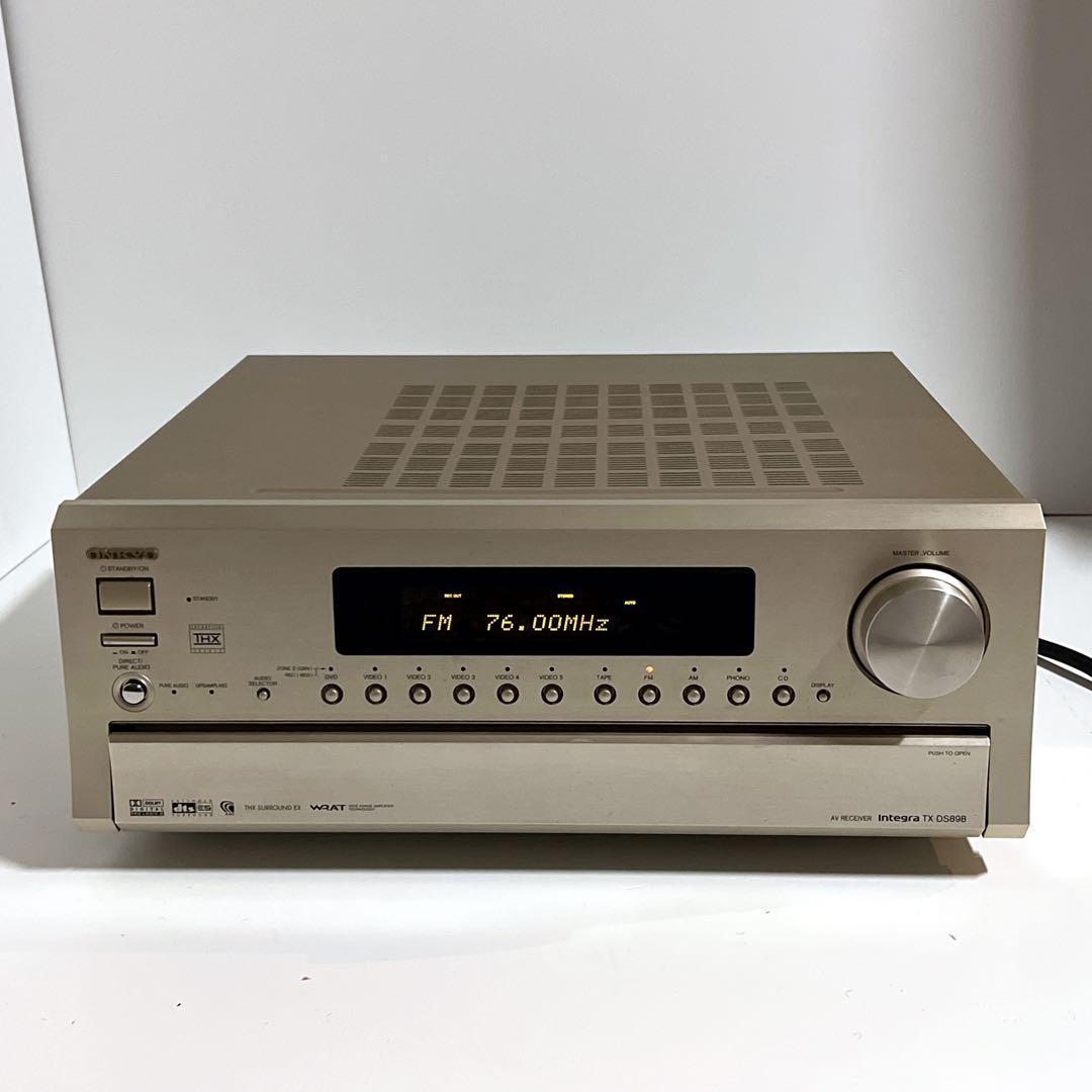 【美品】ONKYO TX-DS898 AVアンプ リモコン付き　ゴールド