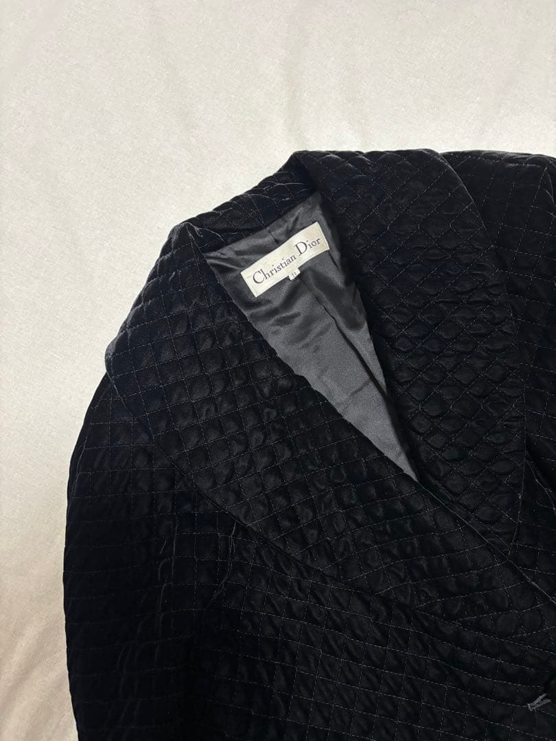 sjy　Christian Diorベルベット コート ジャケット