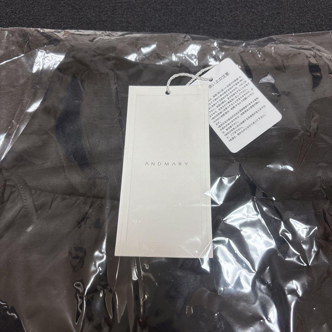 ANDMARY Mel gather skirt black Sサイズ