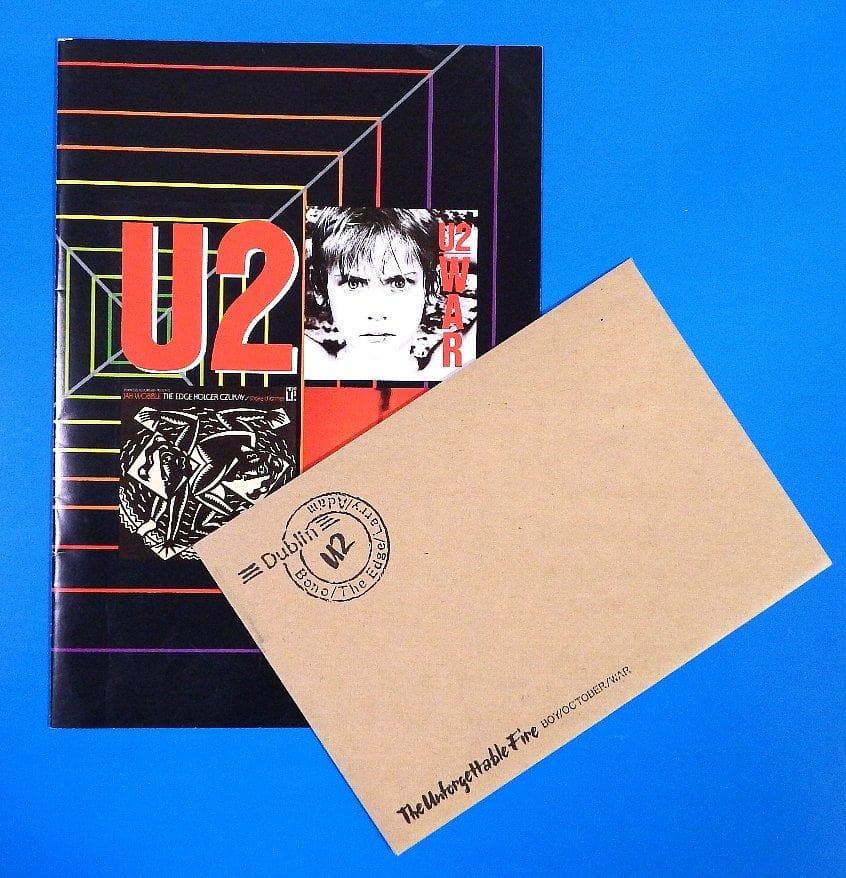 U2 貴重品 非売品 販促品 小冊子 ポストカード メモラビリア