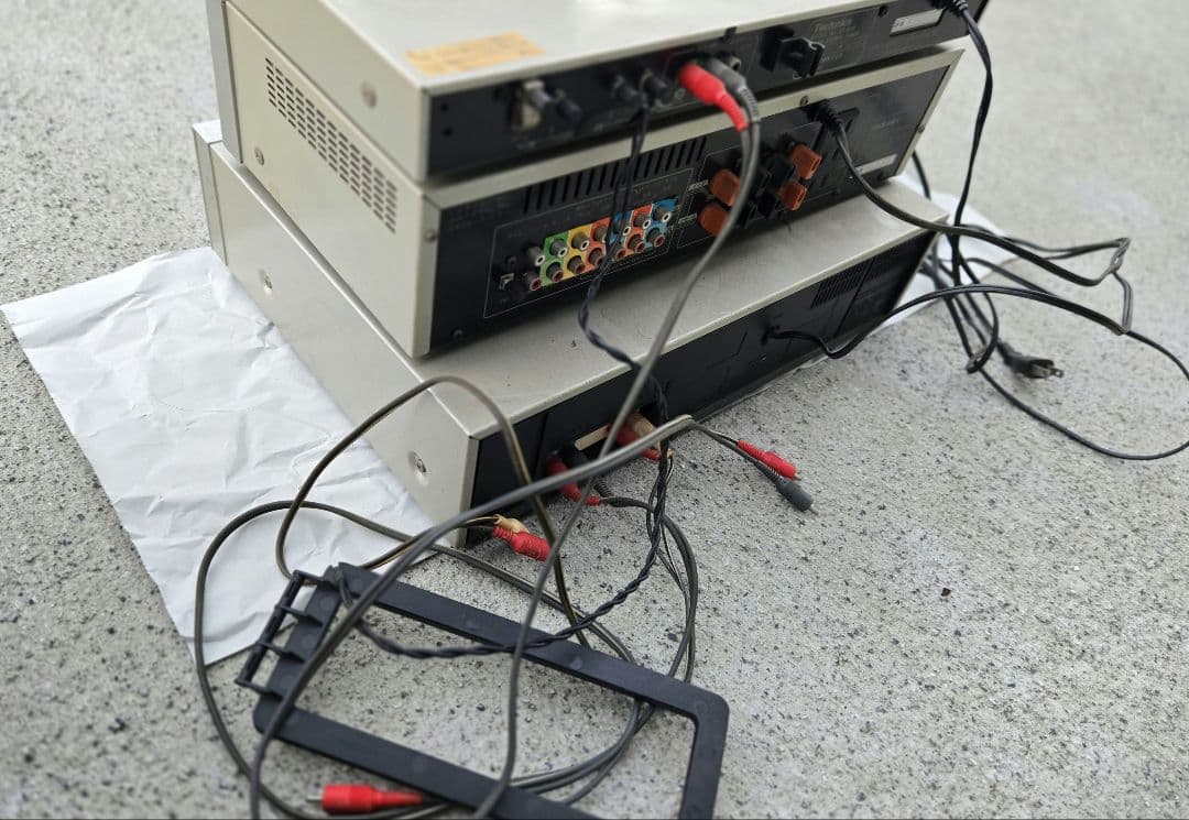 Technics　レア3点セット　ラジオ・ アンプ・ カセットテープ