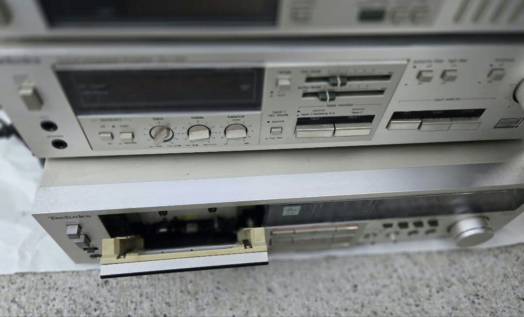 Technics　レア3点セット　ラジオ・ アンプ・ カセットテープ