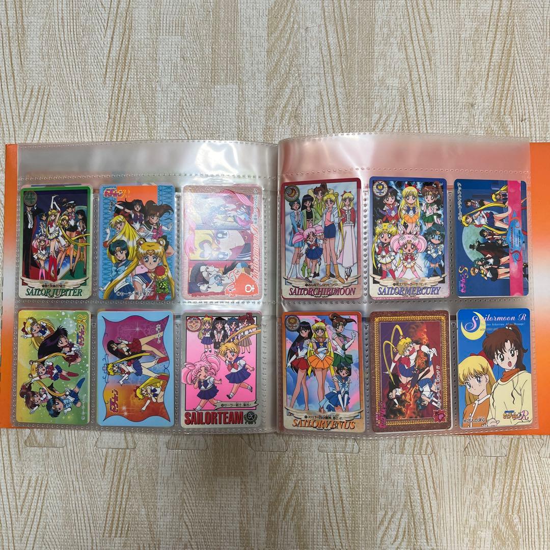 ラスト1 当時物　セーラームーン　カードダス　108枚　システムファイル　初期