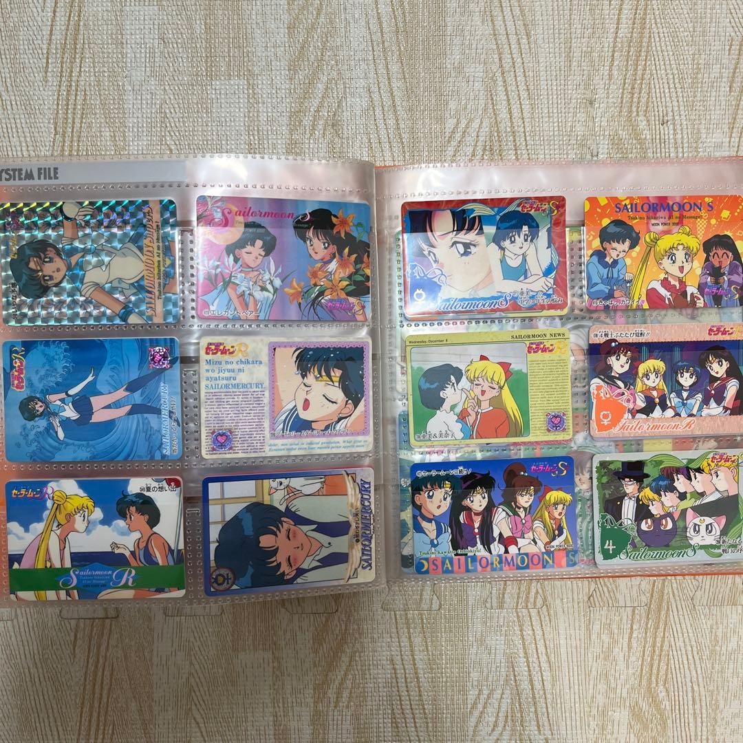 ラスト1 当時物　セーラームーン　カードダス　108枚　システムファイル　初期