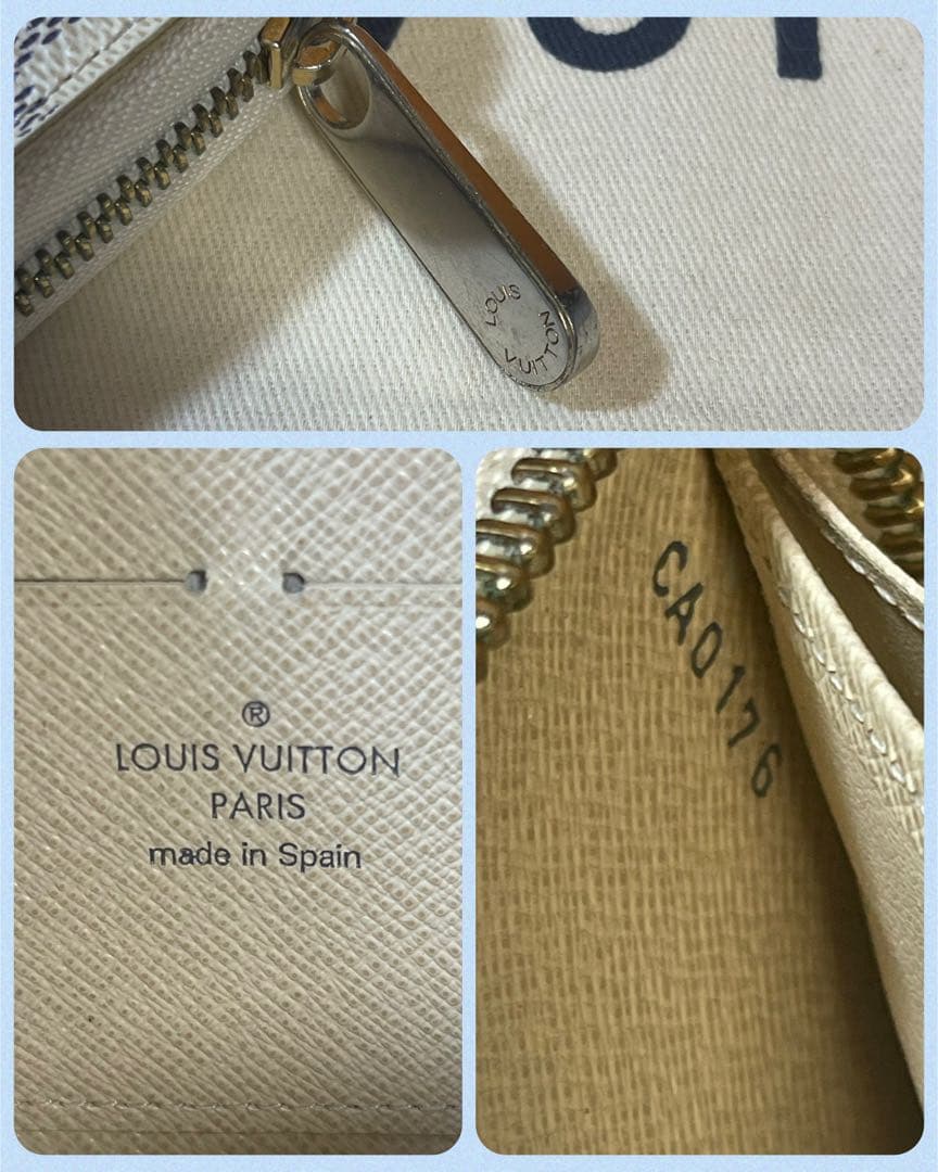 【極美品】ルイヴィトン ダミエ アズール ジッピー 長財布