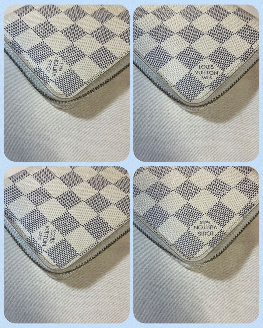 【極美品】ルイヴィトン ダミエ アズール ジッピー 長財布