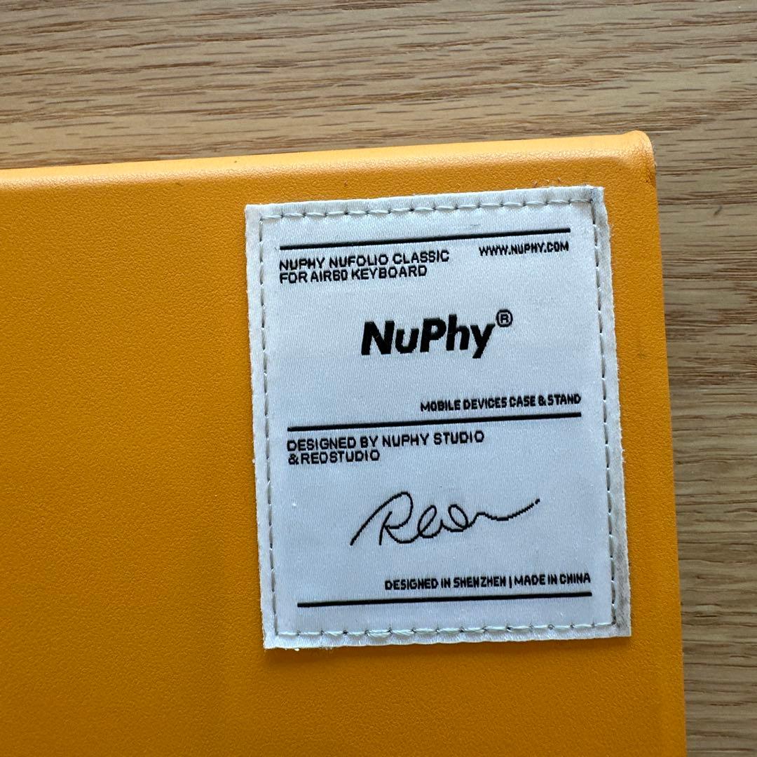 ニューファイ　nuphy キーボード　赤軸