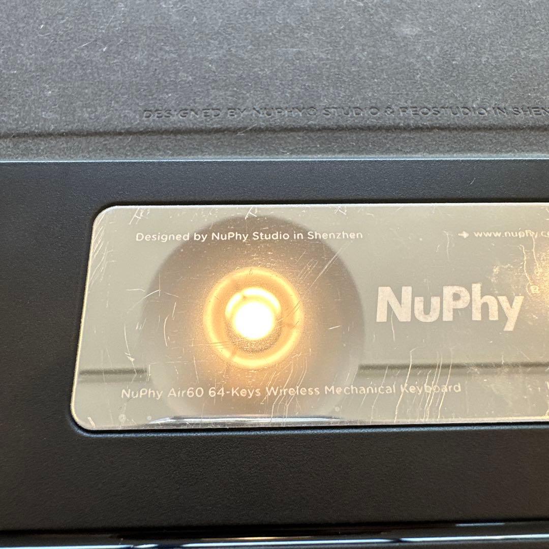 ニューファイ　nuphy キーボード　赤軸