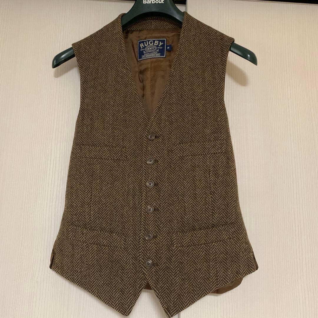 【歳末限定セール！】RUGBYRalphLaurenベスト　ダークブラウン