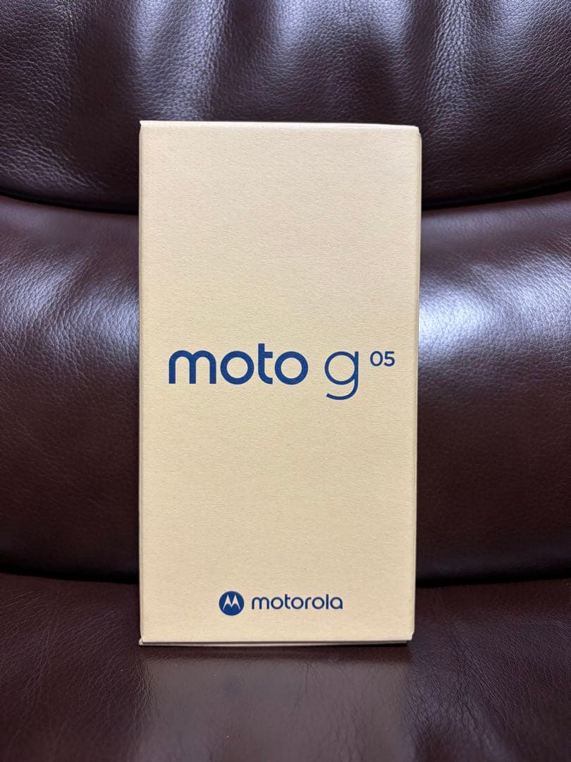 【新品未開封】 moto g05 8GB/128GB ミスティブルー