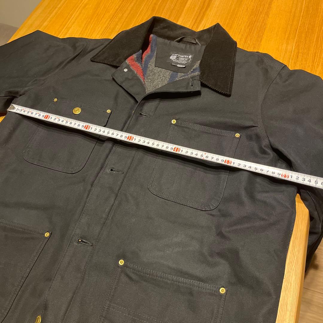 べ*と様 carhartt カーハート　ミシガン　チョアコート 黒 カバーオール