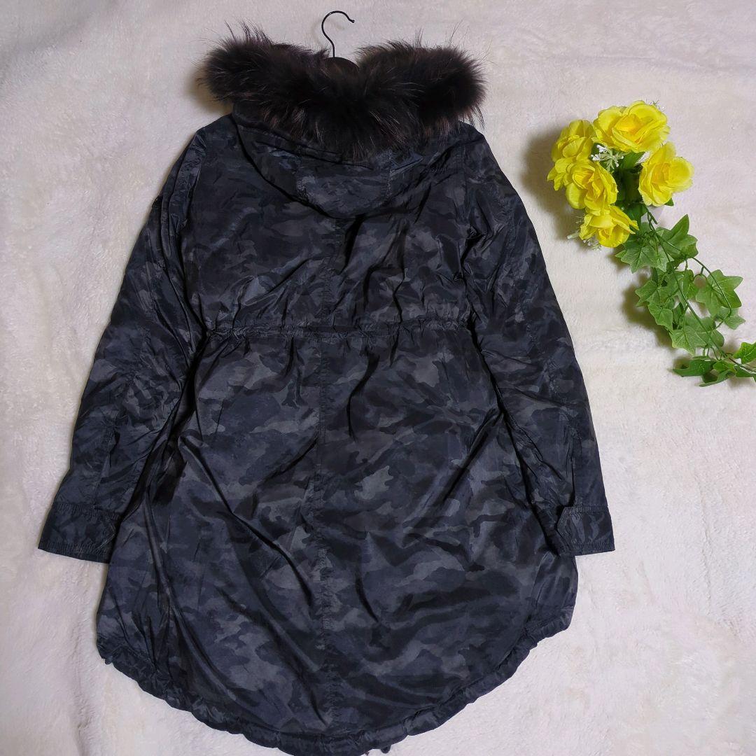 【美品】 タトラス ダウンモッズコート 迷彩 カモフラ キルティング 3