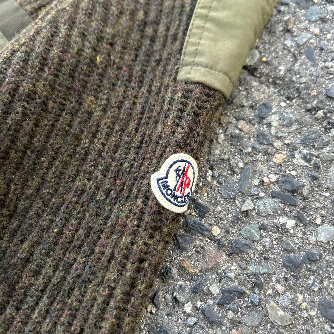 MONCLER モンクレール ミリタリーポケット クルーネックニットセーター