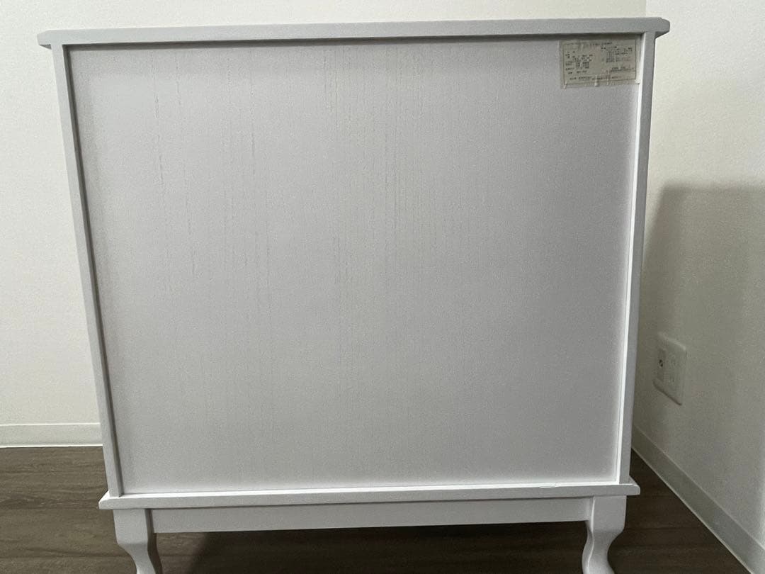 姫系ホワイト5段チェスト