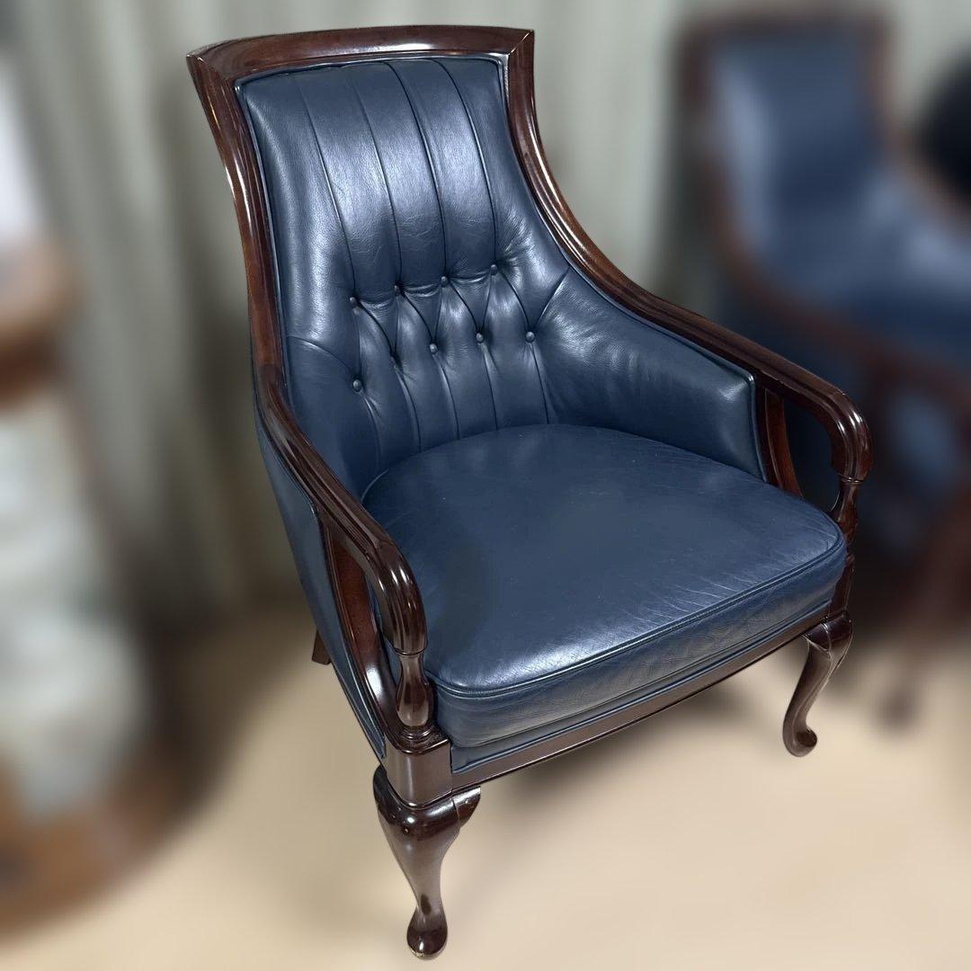 マルニ　ケントコートシリーズ　1脚　レザー1人掛けソファ　①