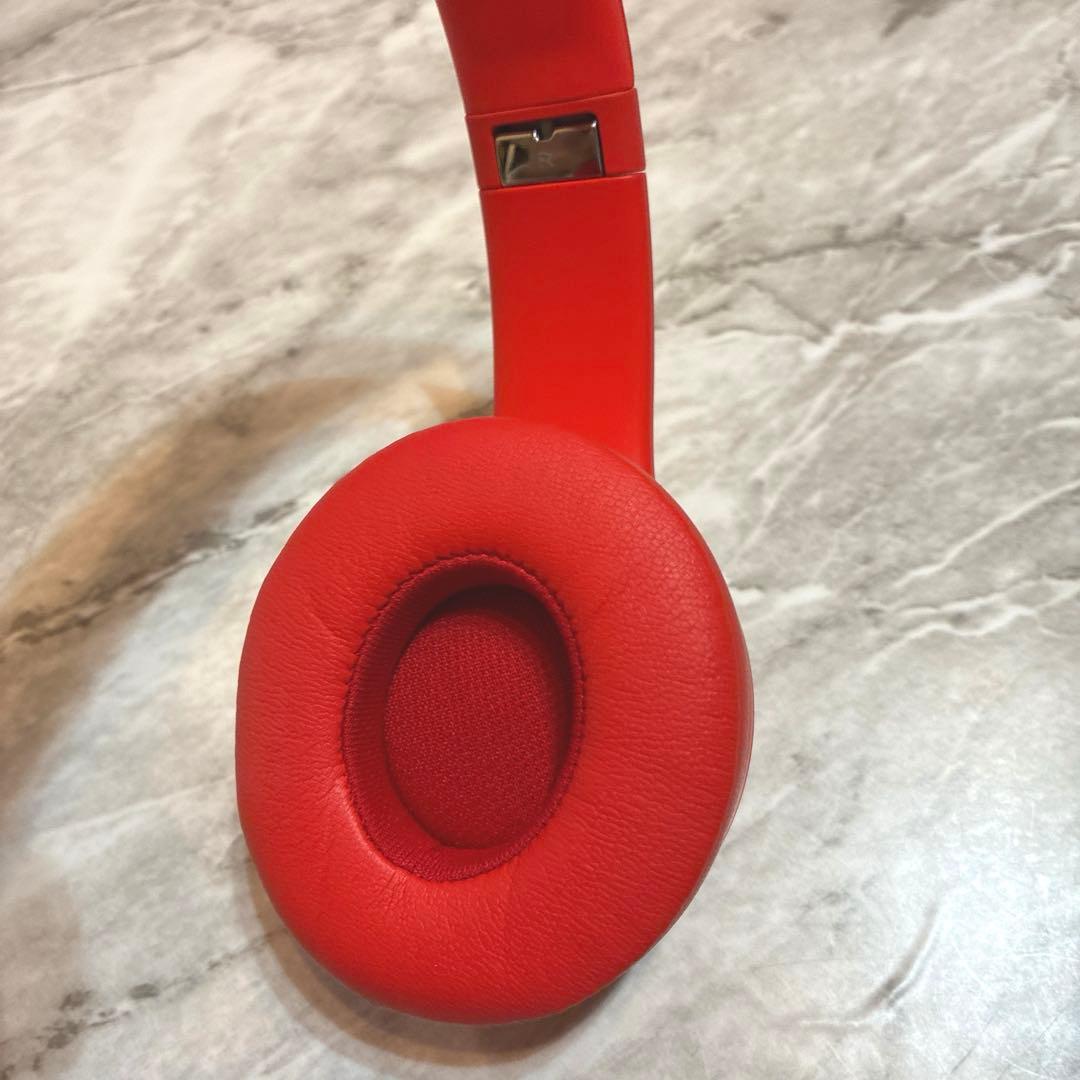【美品】 Beats Solo3 ワイヤレスヘッドホン レッド