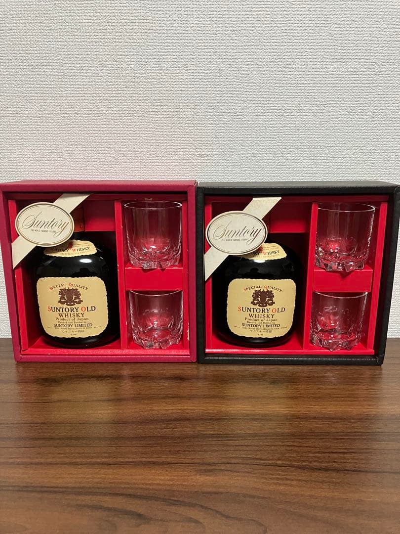 サントリーオールドウイスキー ギフトボックス　 2セット　特級　グラス付