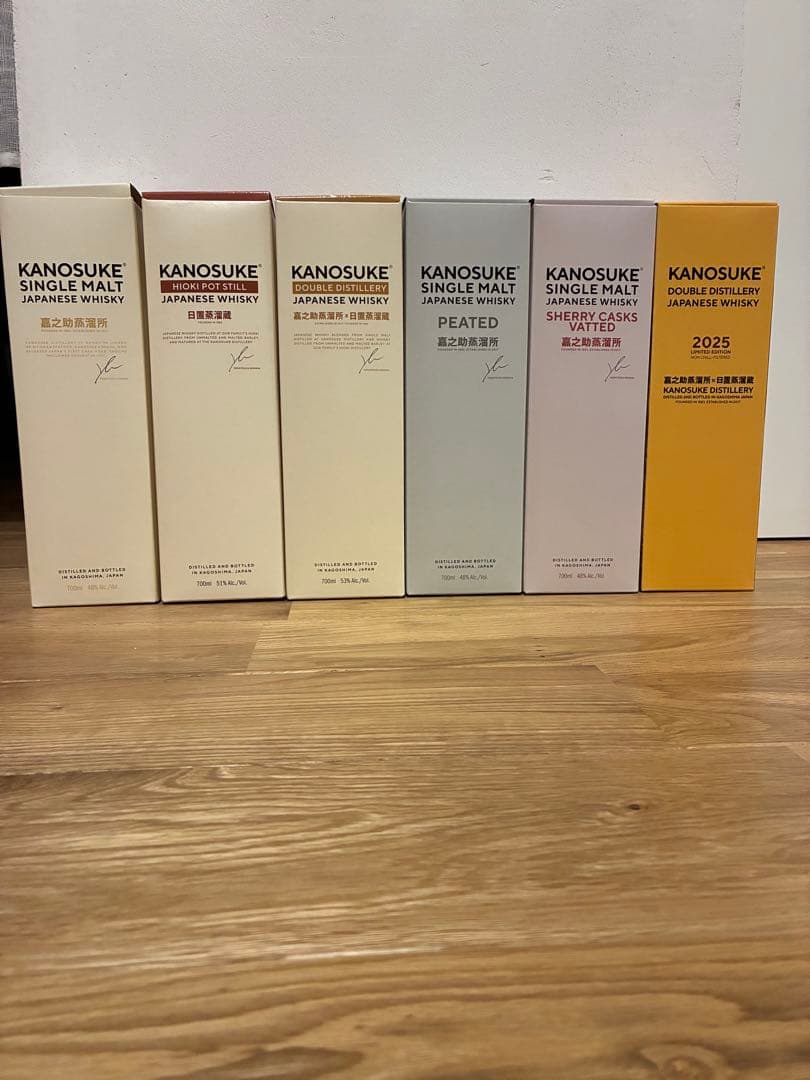 嘉之助蒸溜所ウイスキー6本セット 定価より15,000円以上値下げ