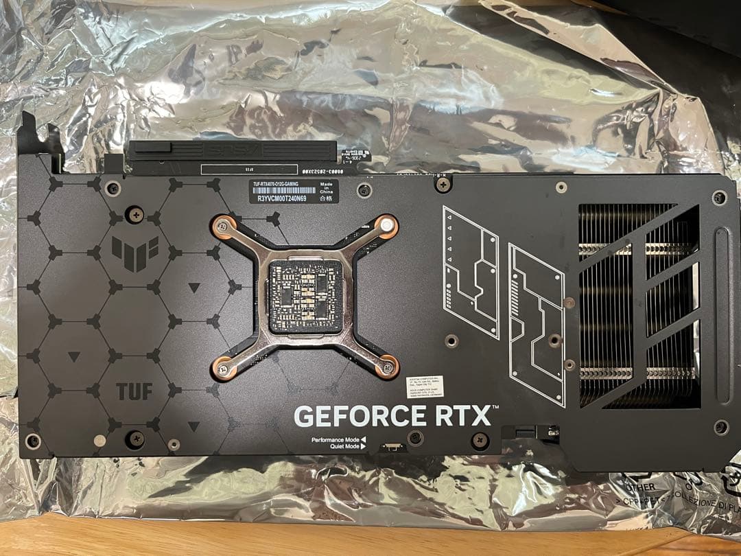 【中古美品】ASUS GeForce RTX4070 TUF Gaming