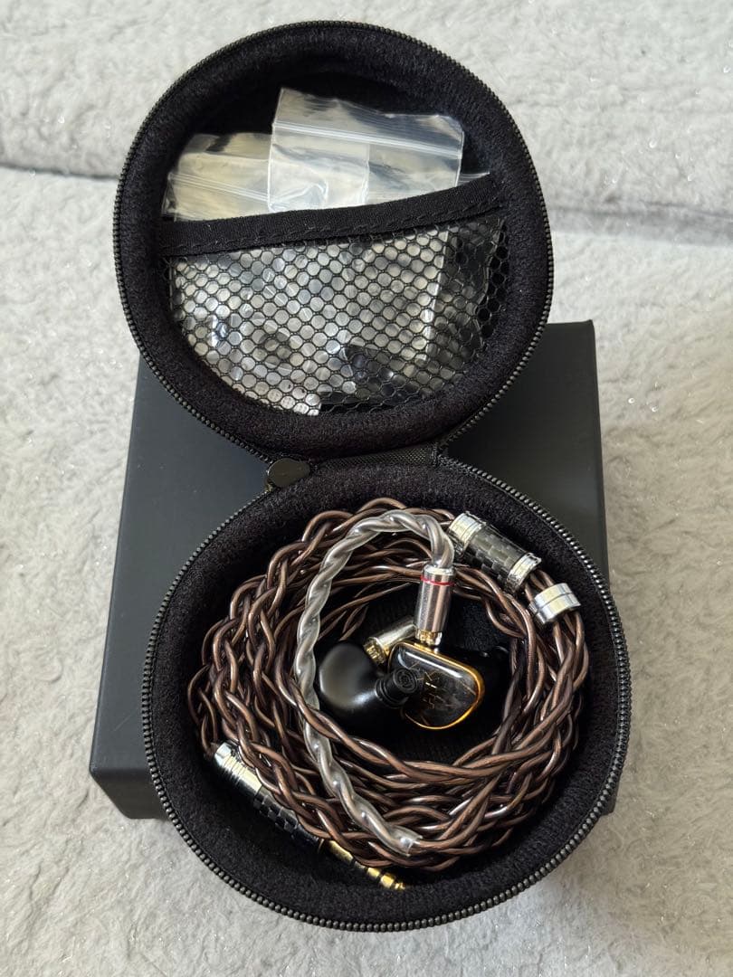 明日までの価格です！ 有線ピヤホン5 ＋ 龍柱 4.4mm バランスケーブル付き