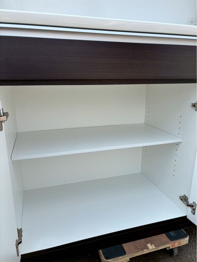 ニトリ 食器棚 レンジボード キッチンボード レジューム 幅120