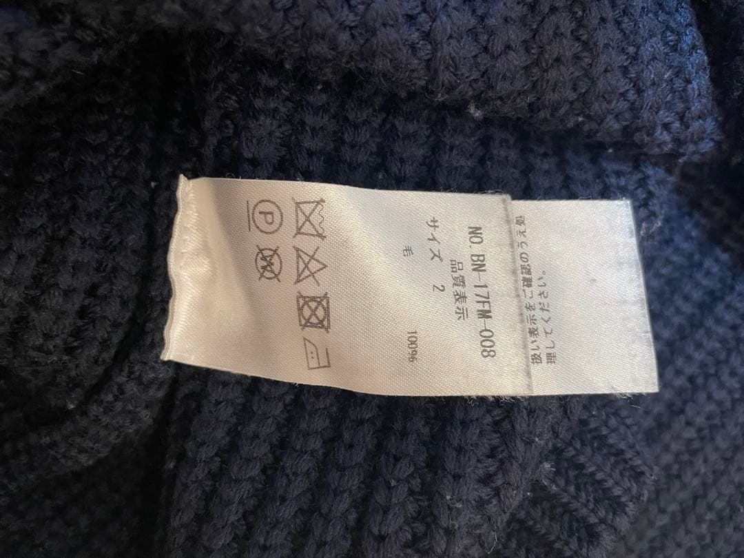 BATONER シグネチャー クルーネック ネイビー size2