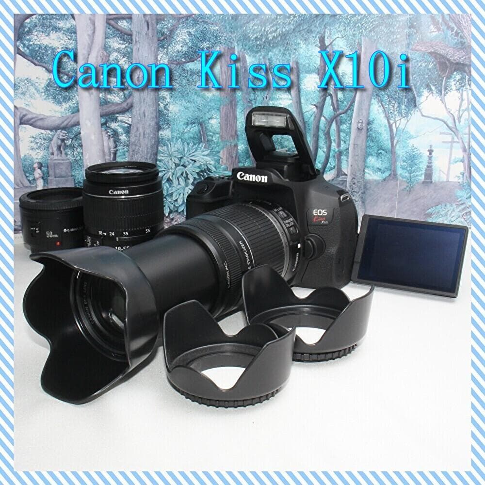 ❤️最新高性能モデル❤️Canon Kiss X10i 超望遠トリプルレンズ❤️