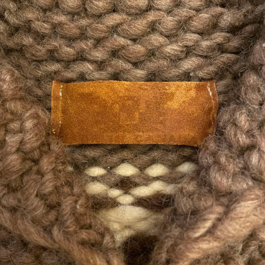 ヴィンテージ カナダ製 トナカイ柄 カウチンセーター　肉厚