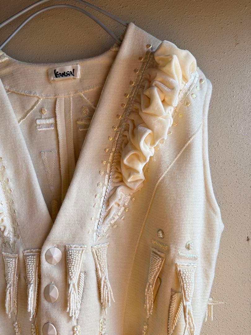 アラレ kansai ニットベスト